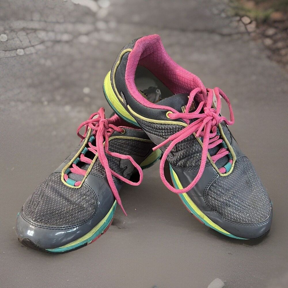 PUMA Ride IdCell Low Top Fitness Shoes Women's Size 8.5 M Athletic Sneaker Grey
